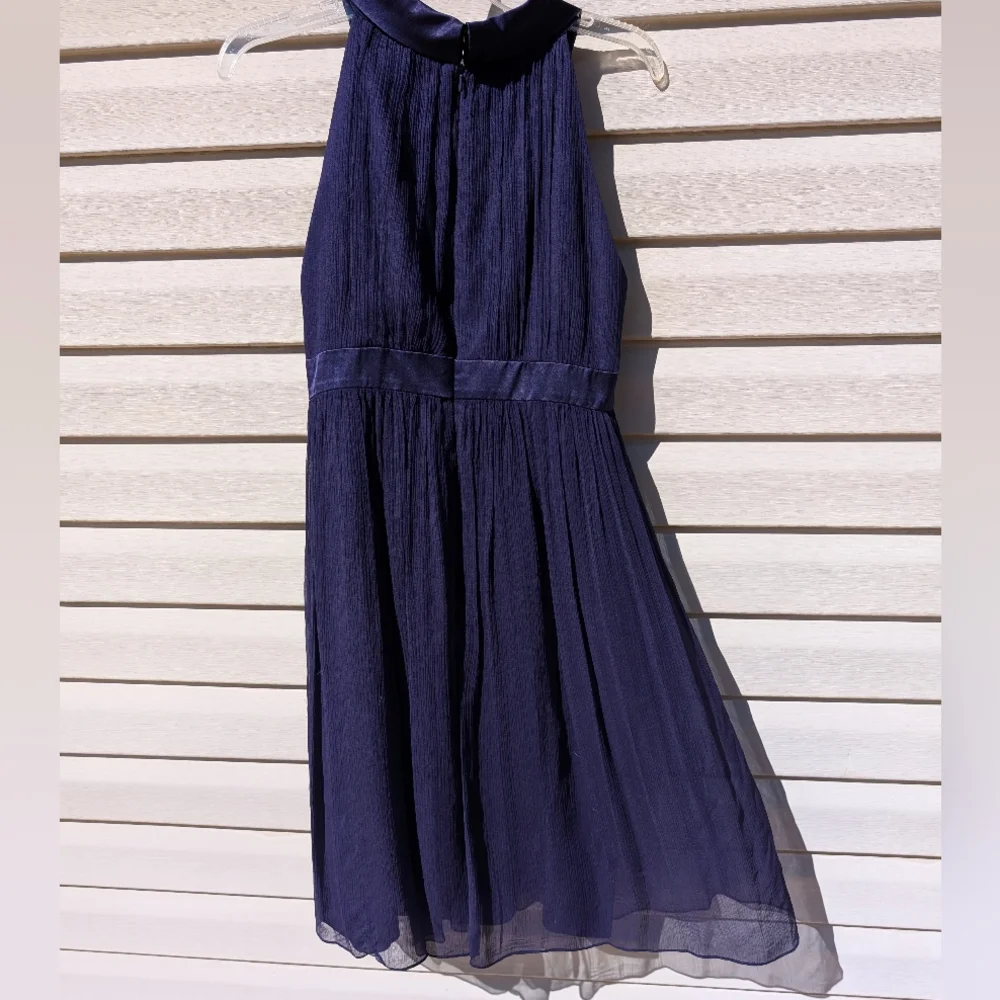 Maggy London Silk Chiffon Sleeveless Choker Dress size 10 - Picture 6 of 6